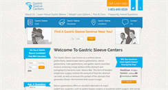 Desktop Screenshot of gastricsleevecenters.com